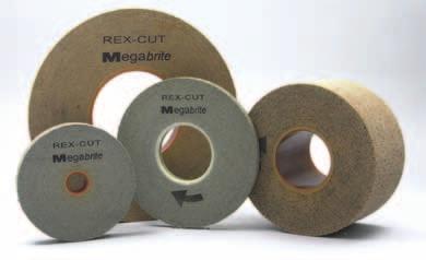 Megabrite Convolute Wheels Designed for advanced deburring, finishing and polishing of stainless steel, aluminum and exotic alloy parts.