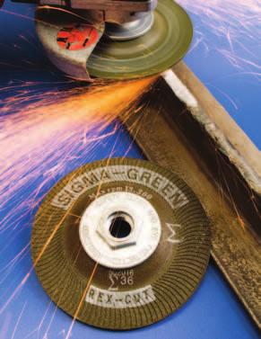 SIGMA GREEN Grinding Wheels - T27 Designed for extremely fast grinding.