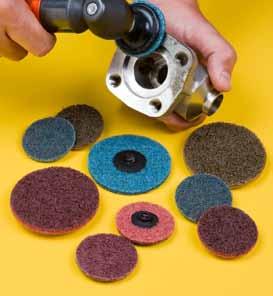 Mini Flap Quick Change Discs Zirconia Designed for controlled grinding, blending and finishing.