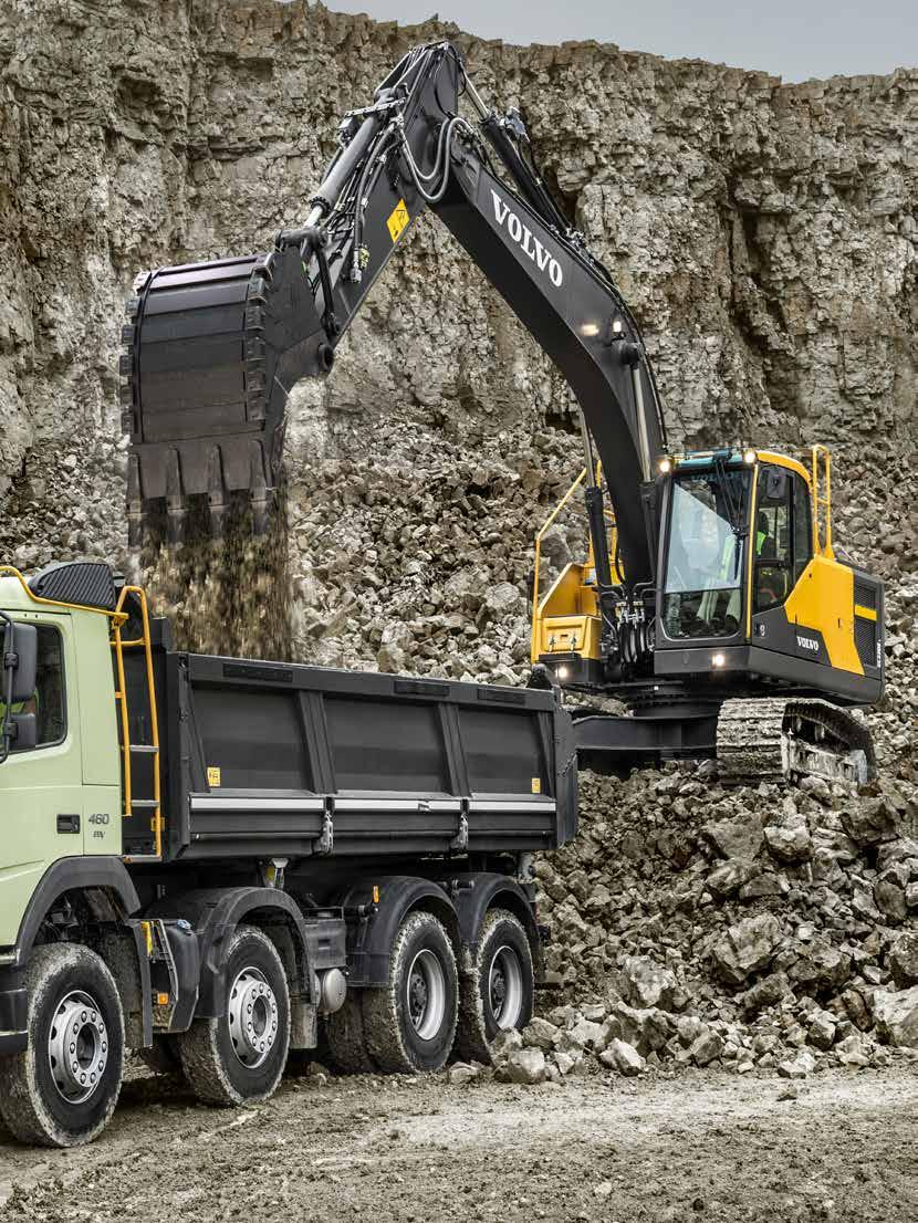 Matched attachments Volvo s durable attachments have been purpose-built to work in perfect harmony with Volvo machines, forming one solid,