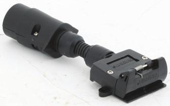 8418 Plug adaptor, Male round to Female