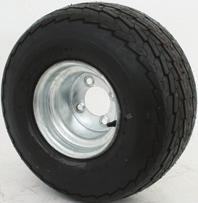 8612 Wheel assembly with galvanised rim & 225/70/15, 8 ply tyre. 8613 Wheel assembly with white rim & 225/70/15, 8 ply tyre.