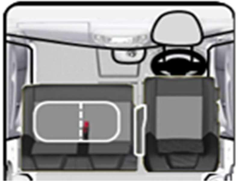 passenger bench seat with under-seat storage FIRST