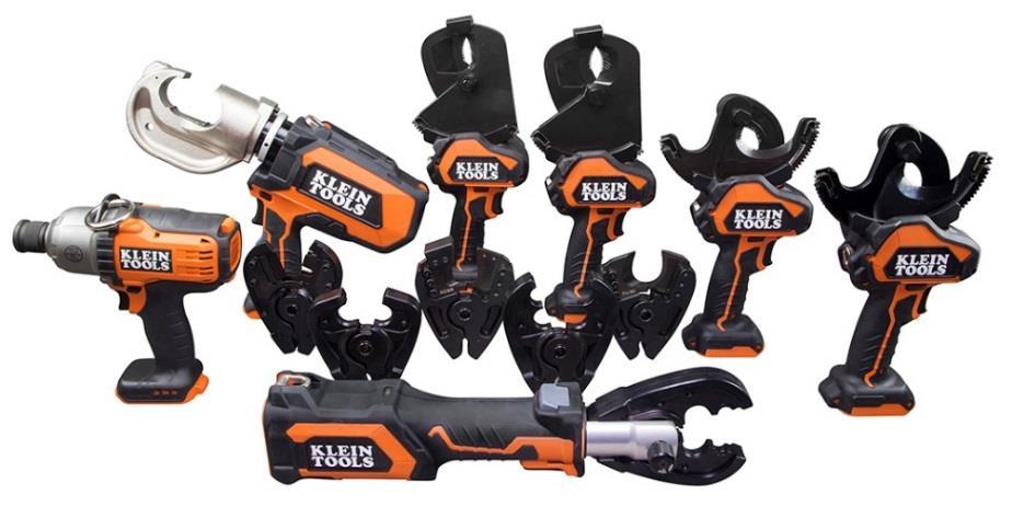 Date: 1/12/18 USA/INT L New Battery-Operated Tools Cutters, Crimpers and Impact Wrench Klein Tools brings over 160 years of quality, durability and expertise in hand tools to battery-operated tools.