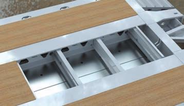 Adjustment Doors Gooseneck Storage Area with Chain Rack Quick Coupler and Bulkhead Adaptors Deeper mini-boom trough