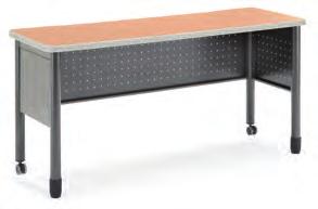 75 D Mesa Series Folding/Nesting Table/Desk 66122 Additional models include: 66152, 66182 Drop-down folding/nesting table/desk with 1 laminate top in