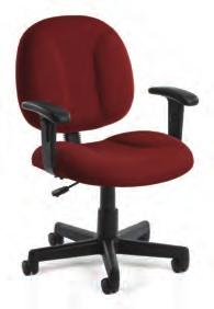 Available with and without adjustable arms (AA s) & drafting kit (DK s). Upholstery 34.25-39 H x 25.50 W x 25.