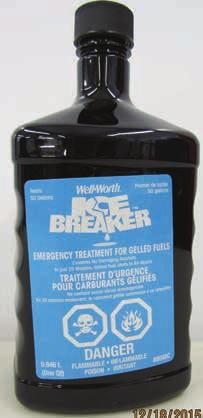 chlorinated solvents of harmful alcohols, treats 50 gals, 32 oz bottle.