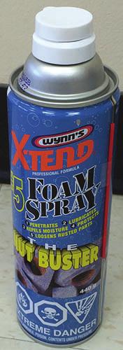 Goes on thick without leaking with superior penetration, 440 g, aerosol.