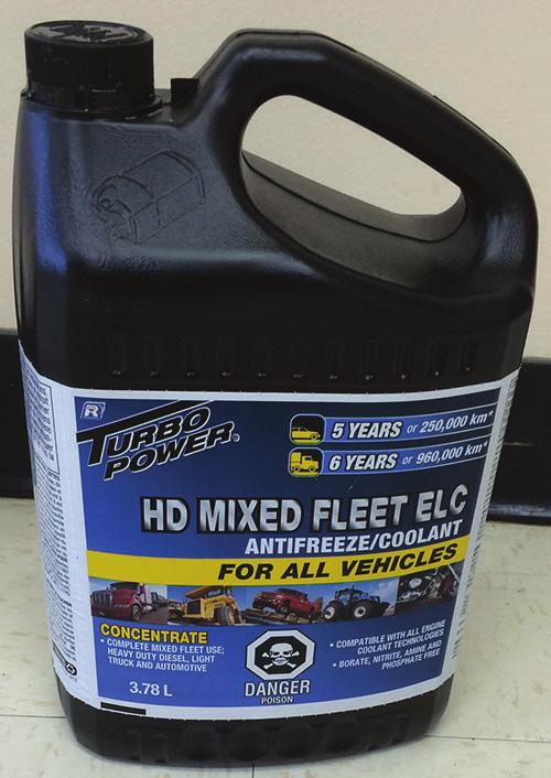 19/Each Turbo Power HD Fleet ELC Antifreeze/Coolant For mixed fleet use, can be used in all