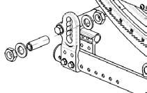 O. Axle Plate (Continued) 2. Adjusting Axle Sleeve Height a. Remove rear wheels b. Using two 30mm wrenches, remove axle sleeve nut (Fig. 28: 1) and washer (Fig. 28: 2) from outside of axle plate. c.