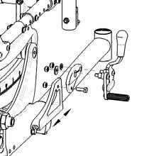 P. Rear Wheels (Continued) 2. Adjusting Axles a. To adjust the axle you will need a 19 mm wrench to turn the outside axle nuts. b.