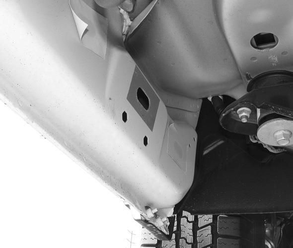 Driver Side Installation Pictured (Fig 1) Example of 2009-12 Driver/Left front mounting location (Fig 2) 12mm Bolt and