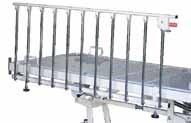 ) Safety Bed Rails (Optional) 360HR HORIZONTAL BED RAILS To raise, lift top bar and a positive click must be heard before leaving bed. To lower, pull pin outward & push top rail down.