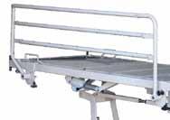 Safety Bed Rails (Pistol Grip Model) (Optional) 380VR VERTICAL BED RAILS Squeeze trigger in top rail and push down. To raise, lift top rail and make sure a positive click is heard.