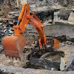 This Hitachi technological prowess brings about high performance and fuel economy. In Pursuit of Yielding More Production New ZAXIS 890 delivers extra power in excavation and swinging.