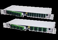 ODF Patch Panels This is a multi-purpose patch panel system when no or limited access from the rear of the rack is allowed. The panel offers total front access for both incoming and outgoing cables.