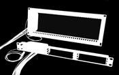 Fiber Optic Splitter Shelf Splitter shelf for 19 rack mounting with preinstalled fiber optic splitters. The shelves are available in different configurations with split ratios of 1x2 to 1x64.