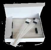NTA16212/4 Splice Sleeve 2-8f, l=40 mm 50 NTA16212/7 Splice Sleeve 1f, l=40 mm 100 NTA16212/8 Splice Sleeve 2f ABF 100 Cleaning Sticks Dust free, high-grade cleaning