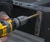 tool can be used to drive the rivets clear of the bracket and