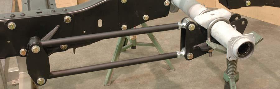 21. Install the 4-link bars with the adjustable eyes closest to the axle housing.