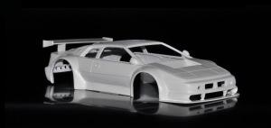 and an Esprit V8 GT2, of course also a 1:24 or 1:32 scale slot car body.