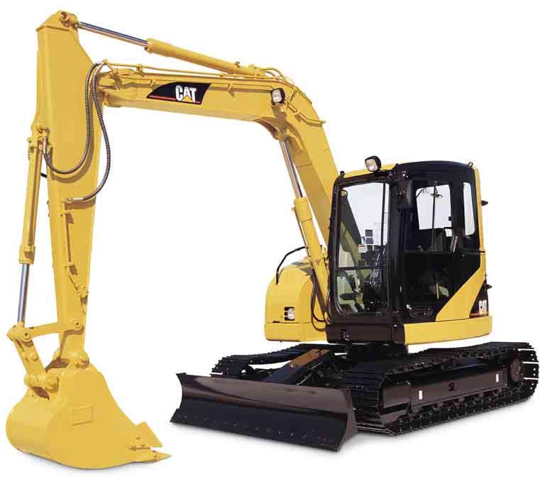 308C CR Hydraulic Excavator The 308C CR offers a copact radius and iproved perforance, versatility and styling.