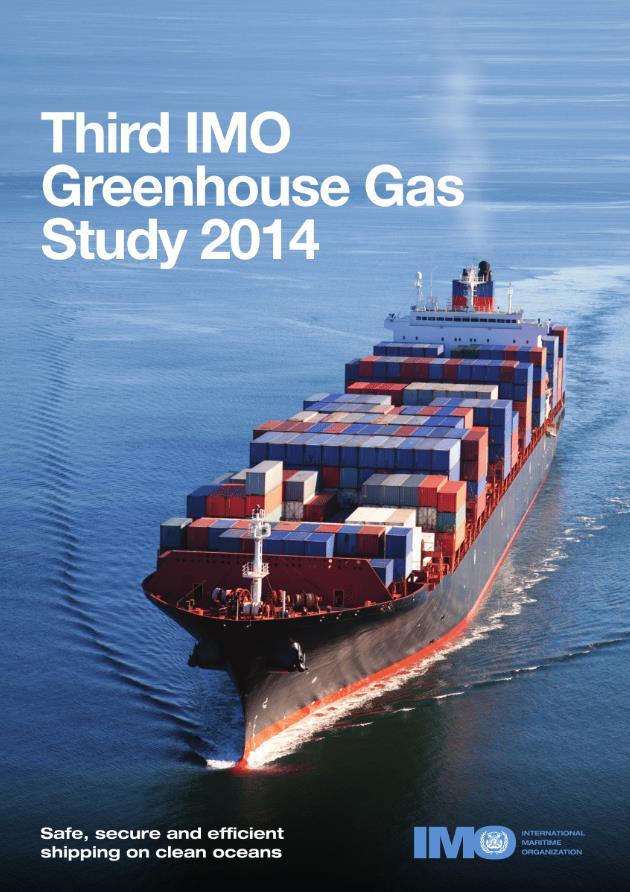 GHG emissions from international shipping In 2012, international shipping CO 2 emissions were estimated to be 796 million tonnes accounting for 2.