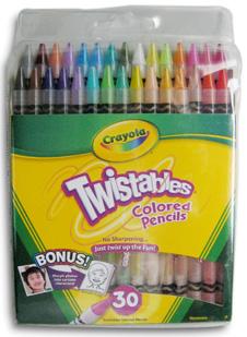 82 Colored pencils 602058 Twistable 30 count PK $7.