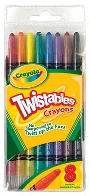 Crayons 602045 Twistables 8 colors 6 boxes PK $13.