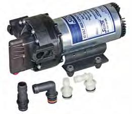 Pumps, Controllers, Valves, Tanks and Hoses AQUATEC smoothflo 12 volt pump DDP-552A 10783 Smooth flow and even pressure 7 L/min or 120 psi max.