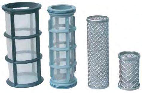 00 B mesh elements PRESSURE LINE STRAINERS O rings not included Ref: 1 Ref: 2 Ref: 3 Ref: 4 Ref: 5 CODE REF FILTER TYPE MESH SIZE NEW COLOUR OLD COLOUR WIDTH (mm) HEIGHT (mm)