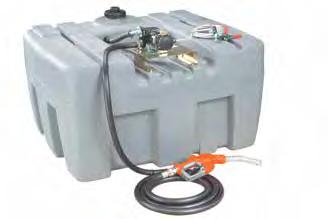 Diesel Tanks and Accessories Mounting STRAP Facility in mould The rugged Selecta 12 volt DieselPak transfer units are available from 400 L to 2200 L capacity.