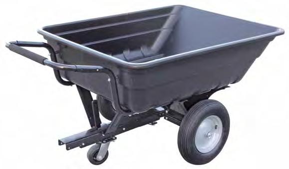 push along position. CODE MAX LOAD TRAY CAPACITY TRAY LENGTH TRAY WIDTH WHEELS (ex GST) (inc GST) CAT IGCART 300 kg - 1200mm 610mm Pneumatic tyres on steel rims $180.