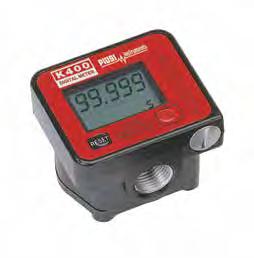 ): 9999999 litres 1 BSP Female ports Accurate to +/- 1% (after calibration) Subtotal can be set to zero, total readouts cannot k44 4 digit mechanical diesel meter PF14 The K44 is an easy to install