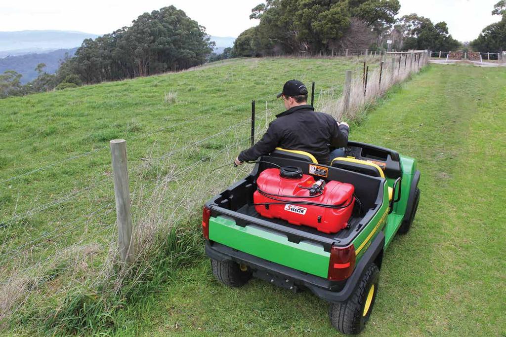 12 Volt Sprayers The NEW 55 Litre Redline12 Volt Sprayer is Ideal for weed control, spot and fenceline spraying.