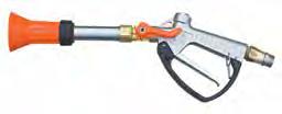 On/off trigger and locking device. Ideal for cleaning chicken sheds.