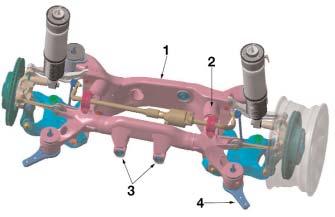Rear Axle: The rear axle is designed with kinematics, aerodynamic features and also houses the differential.