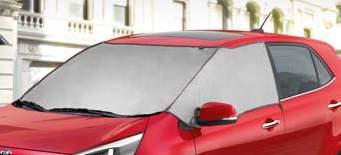 Protects your cabin from heat build-up on hot sunny days, and ensures frost protection for your windscreen and front windows in freezing temperatures.