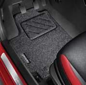 Tailor-made to fit the footwells perfectly, they feature the Picanto logo in the front row and are held in place with fixing points and antislip backing.