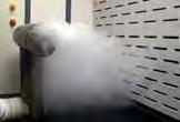 Depending on sash position, tendencies for air turbulence, vortexing and the roll frequently observed during traditional fume hood smoke tests are virtually eliminated.