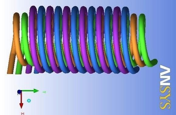 Nu dp m /(Pa/m) 321 Figure 2: Physical model simulation results and make the detailed analysis, the grids of specific zones including walls of the tubes, the central cylinder, the inlet and outlet