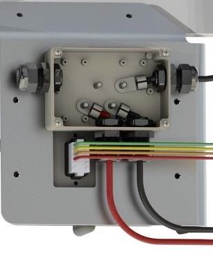 Connect the red wire on wiring harness 031-52586 to the left terminal on the back of the control box. iv.