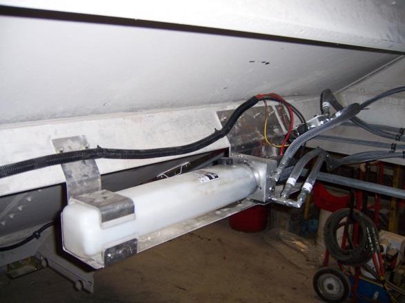Attach control wiring harness to trailer. i.