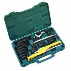 Supplied with tube cutter in a sturdy plastic case.