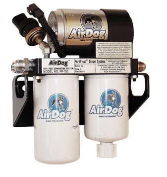 AirDog II Demand Flow Section 8 PureFlow AirDog Fuel Filter & Water Separator Filter Service Recommendations Plugging of either the fuel filter, the screen in the water separator nipple or the water