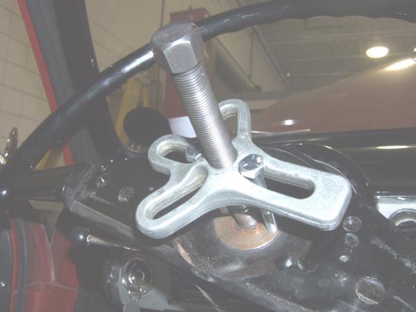 7. Remove Steering Wheel. 8. Loosen clamp bolts on steering column tube. 9.