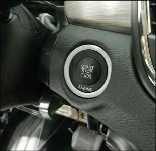 GETTING STARTED KEYLESS ENTER-N-GO IGNITION Starting With a valid Keyless Enter-N-Go key fob inside the vehicle: Push the ENGINE START/STOP button once, while pushing the brake pedal.