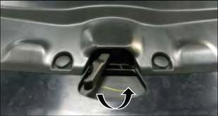 Lift the hood upward to the open position. Safety Latch Lever Location WARNING!