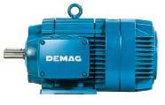 Complete drive solutions from wheels to inverters 21564 Demag conical-rotor brake motors for increased demands such as high
